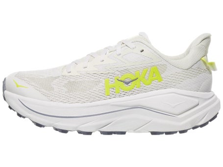 HOKA Challenger 8\Mens Shoes\White/Neon Hoka Citrus