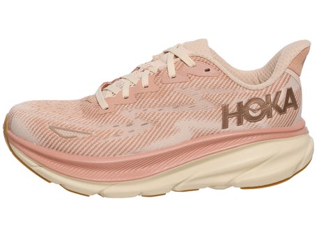 HOKA Clifton 9\Womens Shoes\Sandstone/Cream