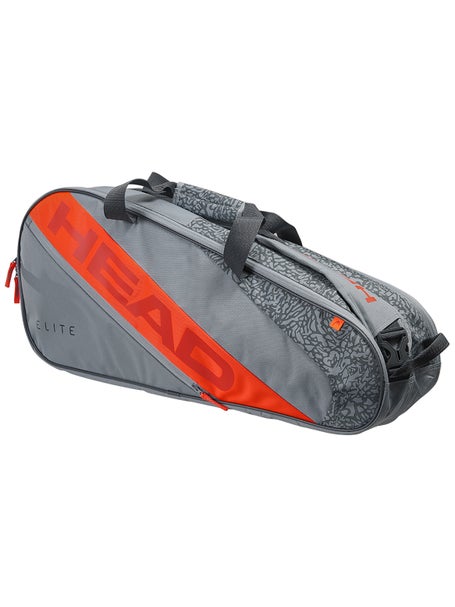 Head Elite 6R Combi Grey/Orange Racquet Bag