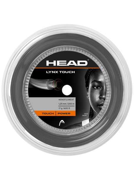 Head Lynx Touch 17/1.25 String Reel Black-200m