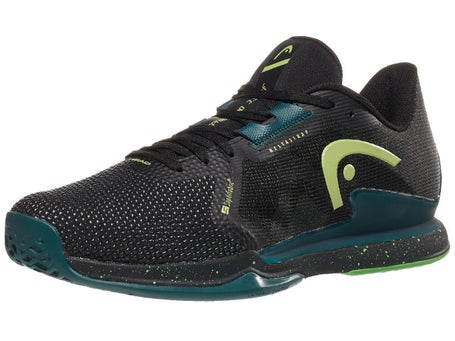 HEAD Sprint Pro 3.5 SF AC Mens Shoes\Blk/Forest Green 