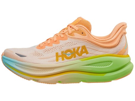 HOKA Bondi 9\Mens Shoes\Frost/Pale Tangerine