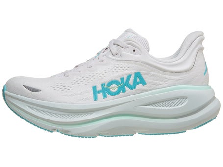 HOKA Bondi 9\Womens Shoes\Frost/Cielo Blue