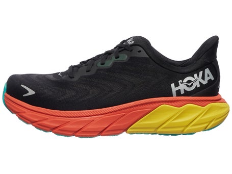 HOKA Arahi 6 Men's Shoes Black/Flame | Tennis Only