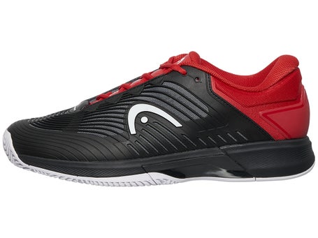 Head Revolt Pro 4.5 Clay Mens Shoes\Black/Red