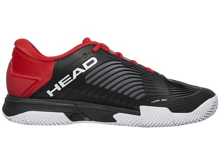 Head Revolt Pro 4.5 Clay Mens Shoes\Black/Red