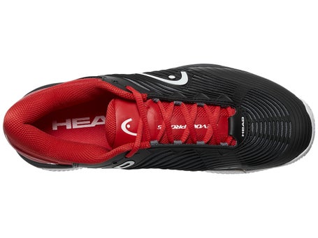 Head Revolt Pro 4.5 Clay Mens Shoes\Black/Red