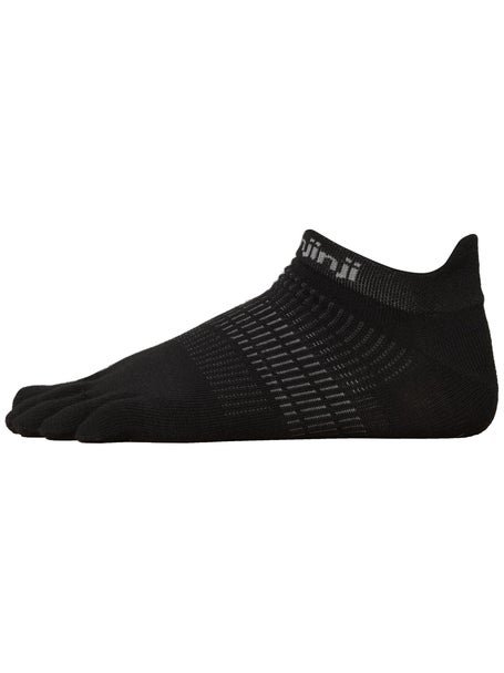 Injinji Womens Run Lightweight No-Show Toesocks Black