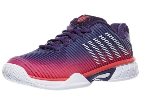 KSwiss Hypercourt Express 2 Pur/Coral Junior Shoe 