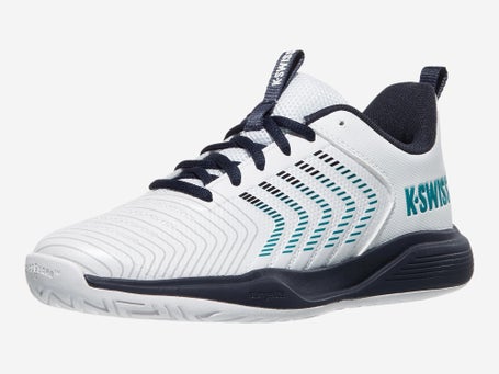 KSwiss Ultrashot Light Wh/Carbon/Baltic Junior Shoe 