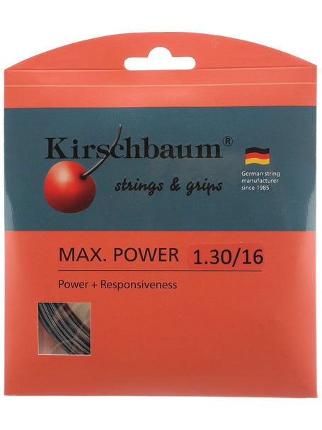 Kirschbaum Max Power 16/1.30 Anthracite String Set