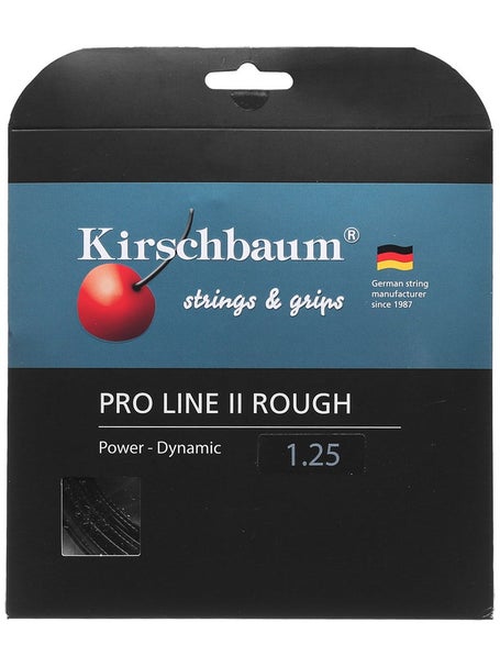 Kirschbaum Pro Line II Rough 17/1.25 Black String Set
