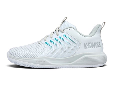 KSwiss Ultrashot Light CLAY White/Baltic Womens Shoes 