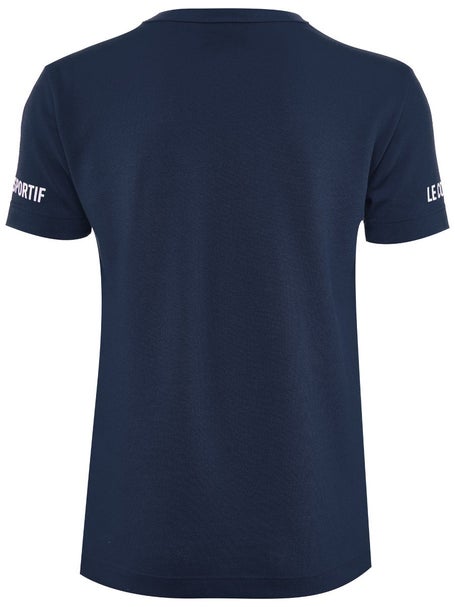 Le Coq Sportif Boys Tennis Crew-Blue