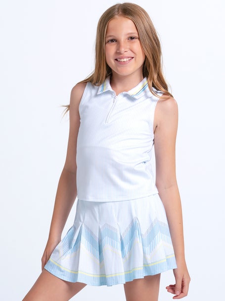 Lucky in Love Girls Lanes of Fun Polo Tank