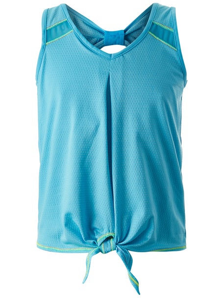 Lucky in Love Girls Core Tie Knot Tank