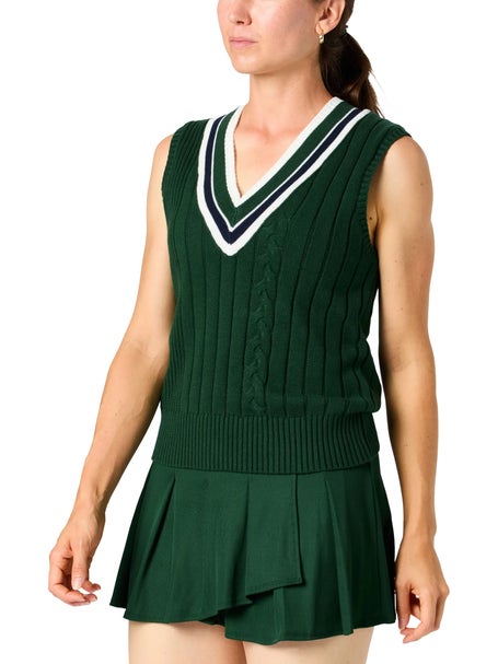 Lucky in Love Womens Preppy Ivy Court Vest
