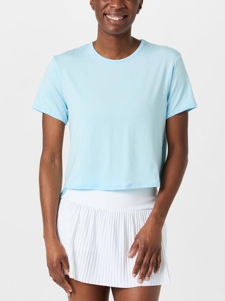 Lucky in Love Womens Core Power Box Top - Wave