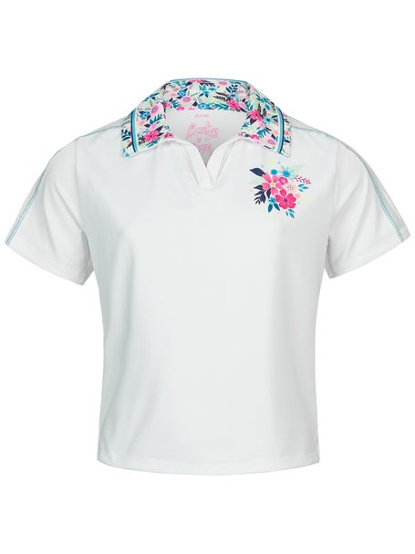 Lucky in Love Girls Flower Frenzy Polo