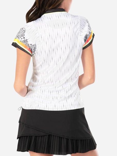 Lucky in Love Womens Paisley in Love Heat Wave Top