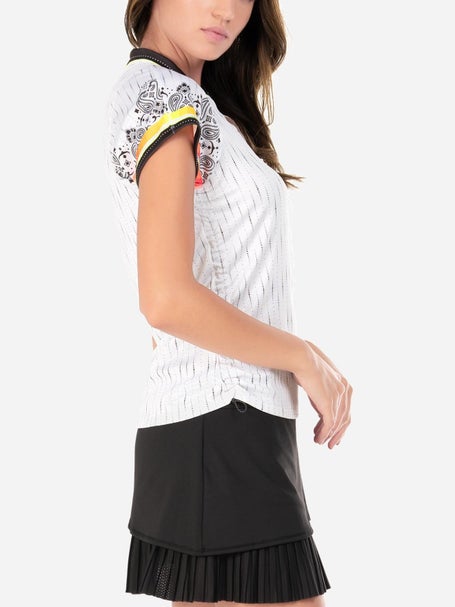 Lucky in Love Womens Paisley in Love Heat Wave Top