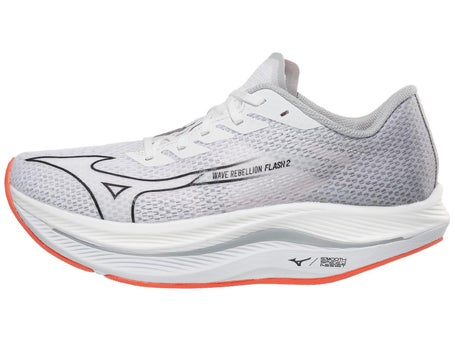 Mizuno Wave Rebellion Flash 2\Mens Shoes\White/Black