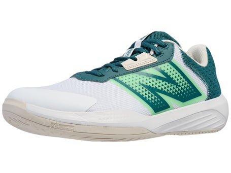 New Balance MC 696v6 2E White/Green Mens Shoes 