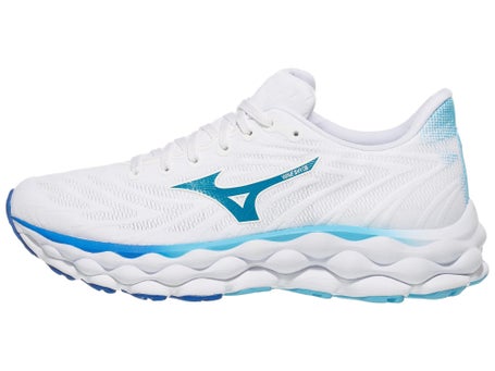 Mizuno Wave Sky 8\Womens Shoes\White/Laser Blue