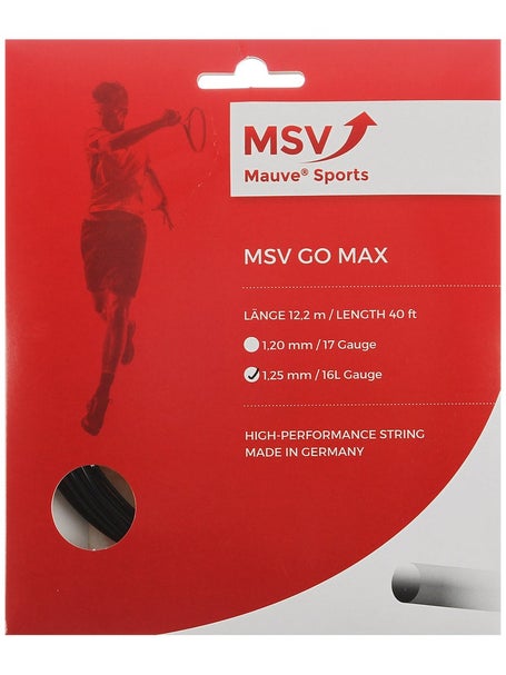 MSV GO MAX 1.25 String Set Black