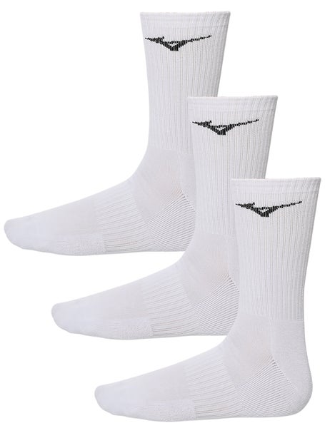 Mizuno Crew Sock White 3-Pack