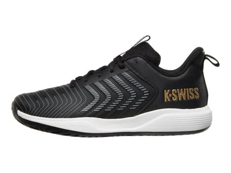 KSwiss Ultrashot Light Bk/White/Gold Mens Shoes 