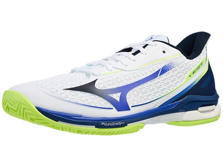 Mizuno Wave Exceed Tour 7 Clay Wh/Blue Mens Shoes 