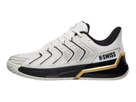 KSwiss Ultrashot 4 White/Black/Gold Mens Shoe 