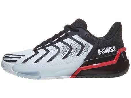 KSwiss Ultrashot 4 White/Black/Red Mens Shoe 