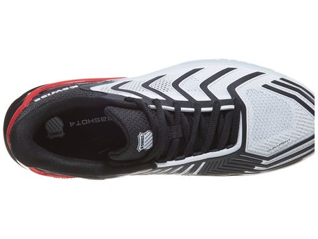 KSwiss Ultrashot 4 White/Black/Red Mens Shoe 