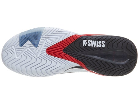 KSwiss Ultrashot 4 White/Black/Red Mens Shoe 