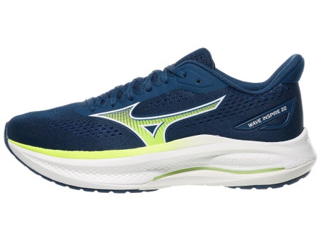 Mizuno Wave Inspire 22\Mens Shoes\Estate Blue/White