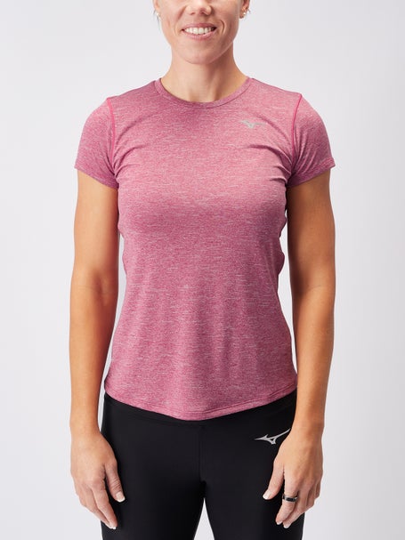 Mizuno Womens Impulse Graphic Tee Magenta Haze