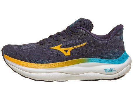 Mizuno Wave Sky 9\Mens Shoes\Baritone Blue/Citrus