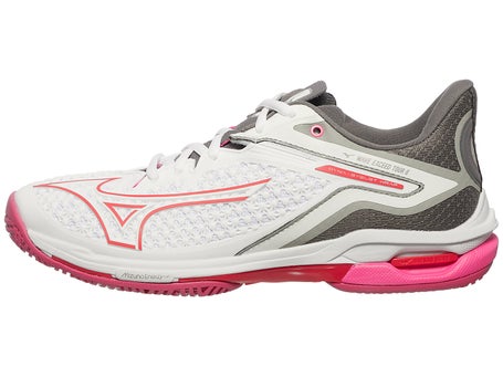 Mizuno Wave Exceed Tour White/Red Women's Shoe Tennis Only