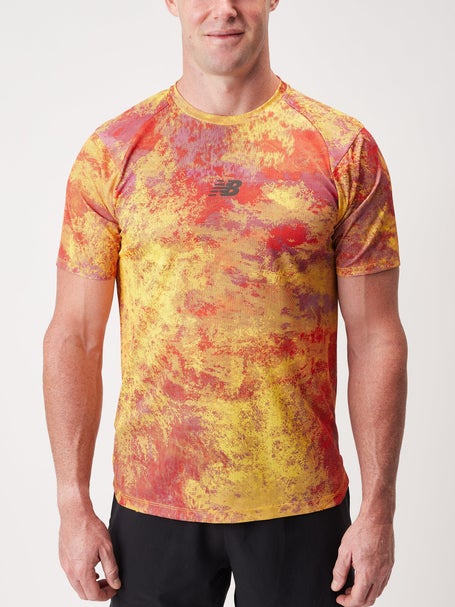 New Balance Mens All-Terrain Print N-vent Short Sleeve