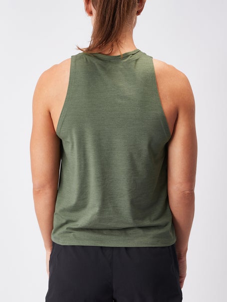 New Balance Womens Achiever Tank Deep Olive