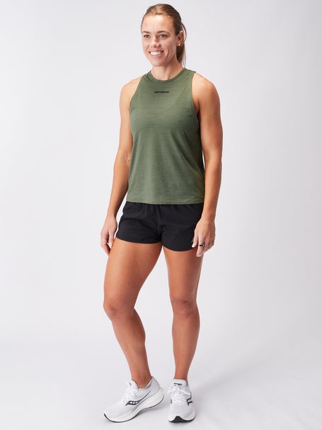 New Balance Womens Achiever Tank Deep Olive