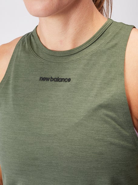 New Balance Womens Achiever Tank Deep Olive