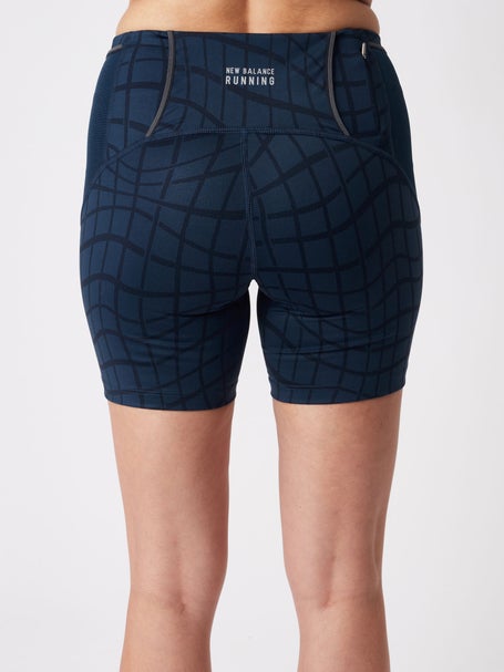 New Balance Womens Impact Run Fitted Short NB Navy