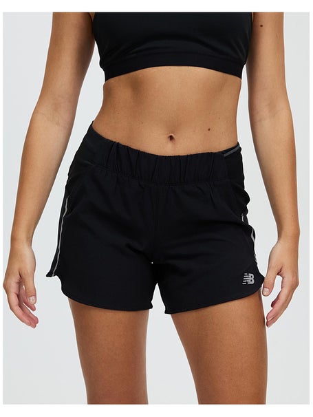New Balance Womens Impact Run 5 Short Black