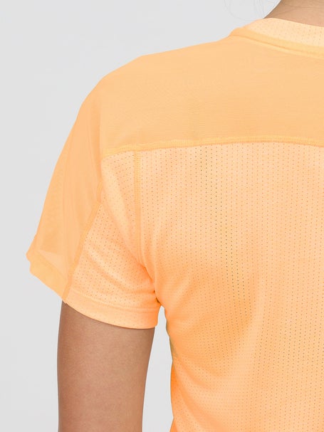 New Balance Womens Impact Run Printed Short Sleeve