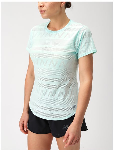 New Balance Womens Q Speed Jacquard Short Sleeve