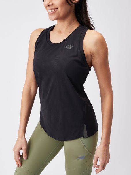 New Balance Womens Q Speed Jacquard Tank Black