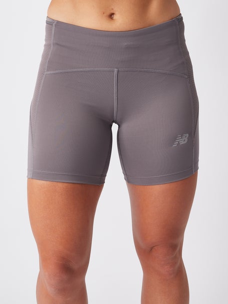 New Balance Womens Impact Run 6 Fitted Short Zinc